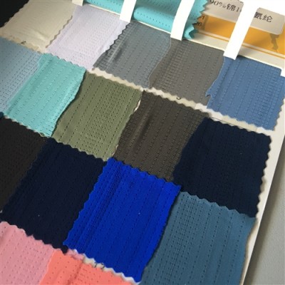 CX(YJ)   H漸變排針孔   165cm*170g   1公斤≈3.5米  90%錦10%氨綸 側面照